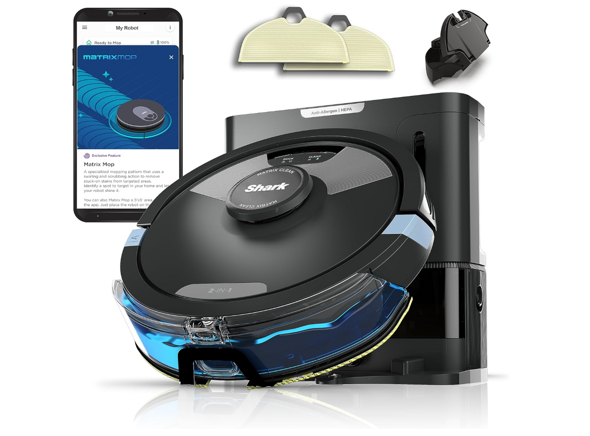 Shark Matrix Plus 2in1 Robot Vacuum & Mop with Sonic Mopping