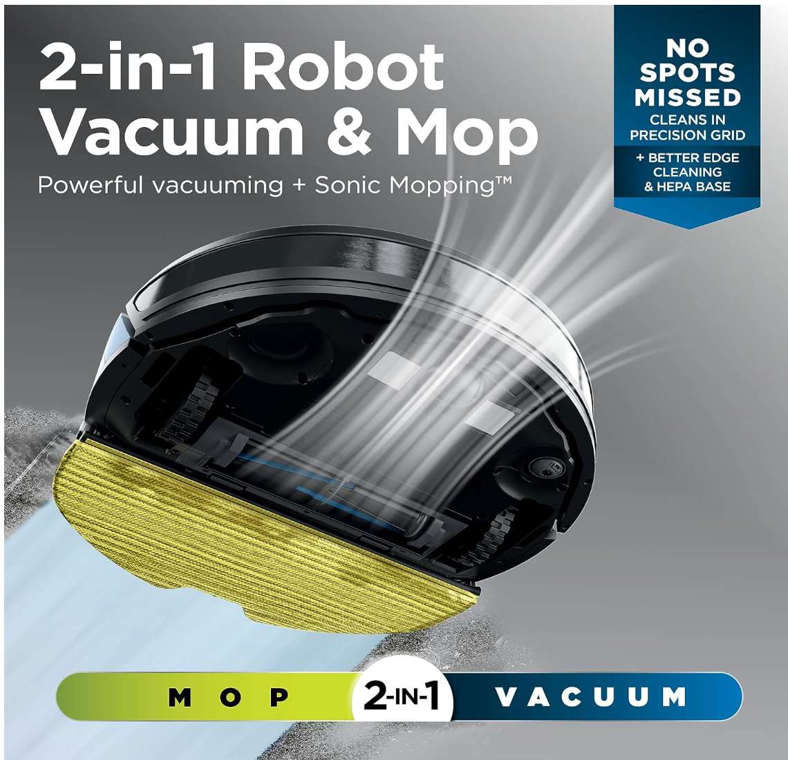 Shark Matrix Plus 2in1 Robot Vacuum & Mop with Sonic Mopping