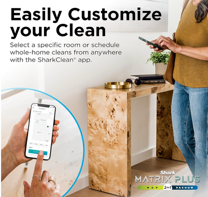 Shark Matrix Plus 2in1 Robot Vacuum & Mop with Sonic Mopping